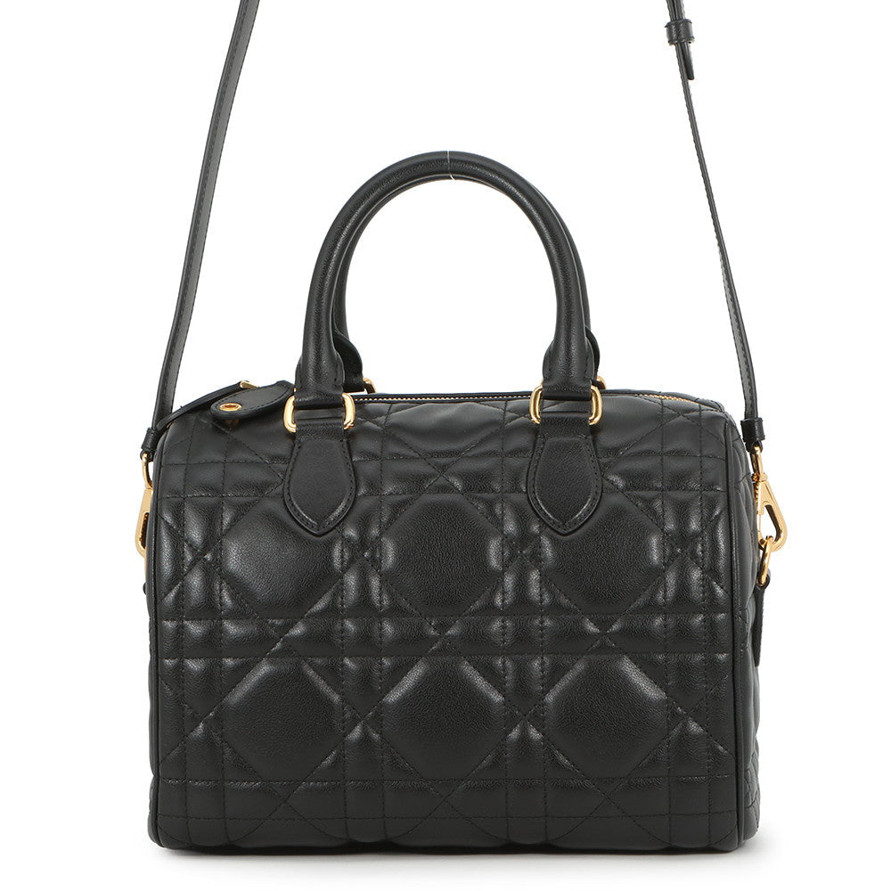 Dior Groove 25 Macrocannage BlackM1365UBOL_M900 Calf Leather Size Medium