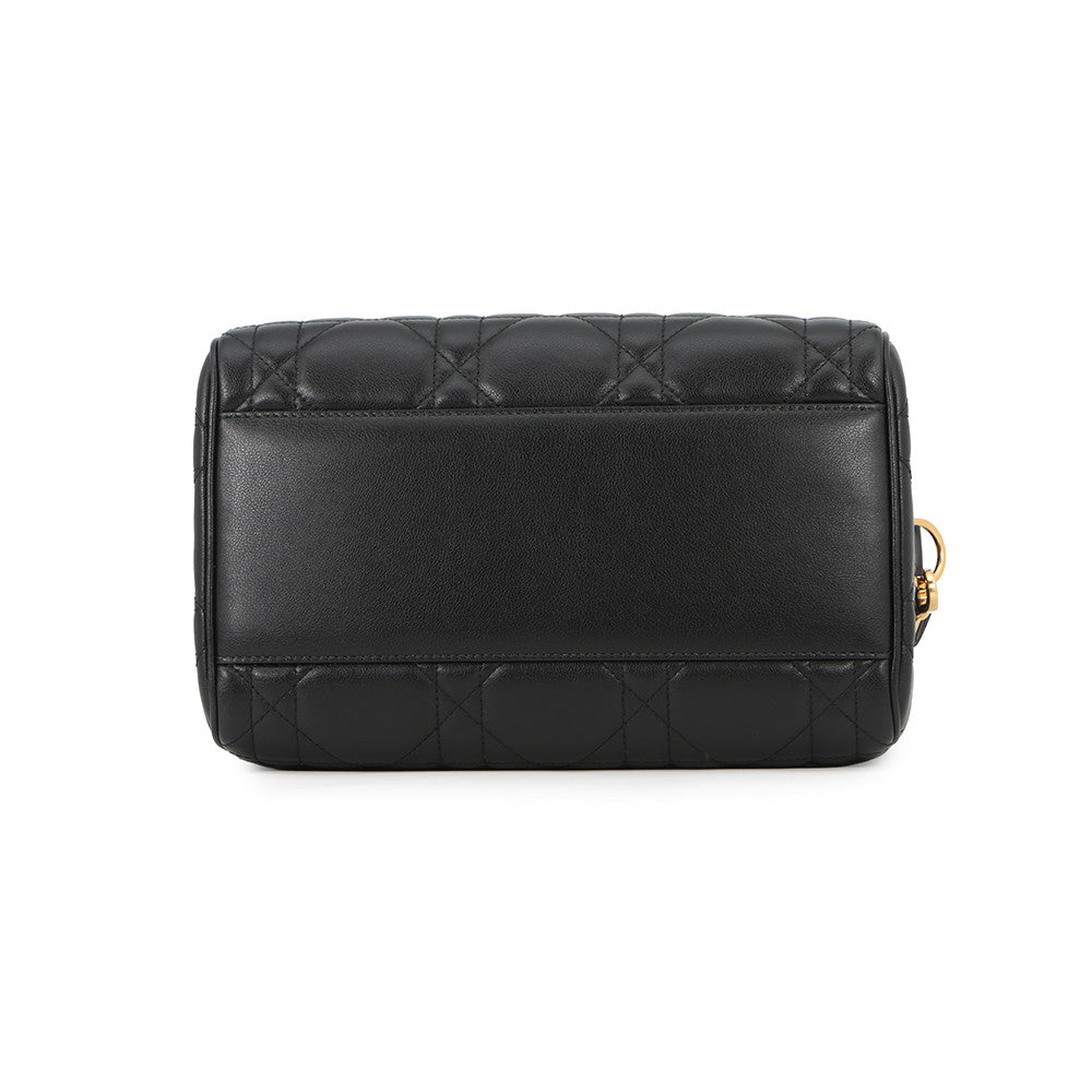 Dior Groove 25 Macrocannage BlackM1365UBOL_M900 Calf Leather Size Medium
