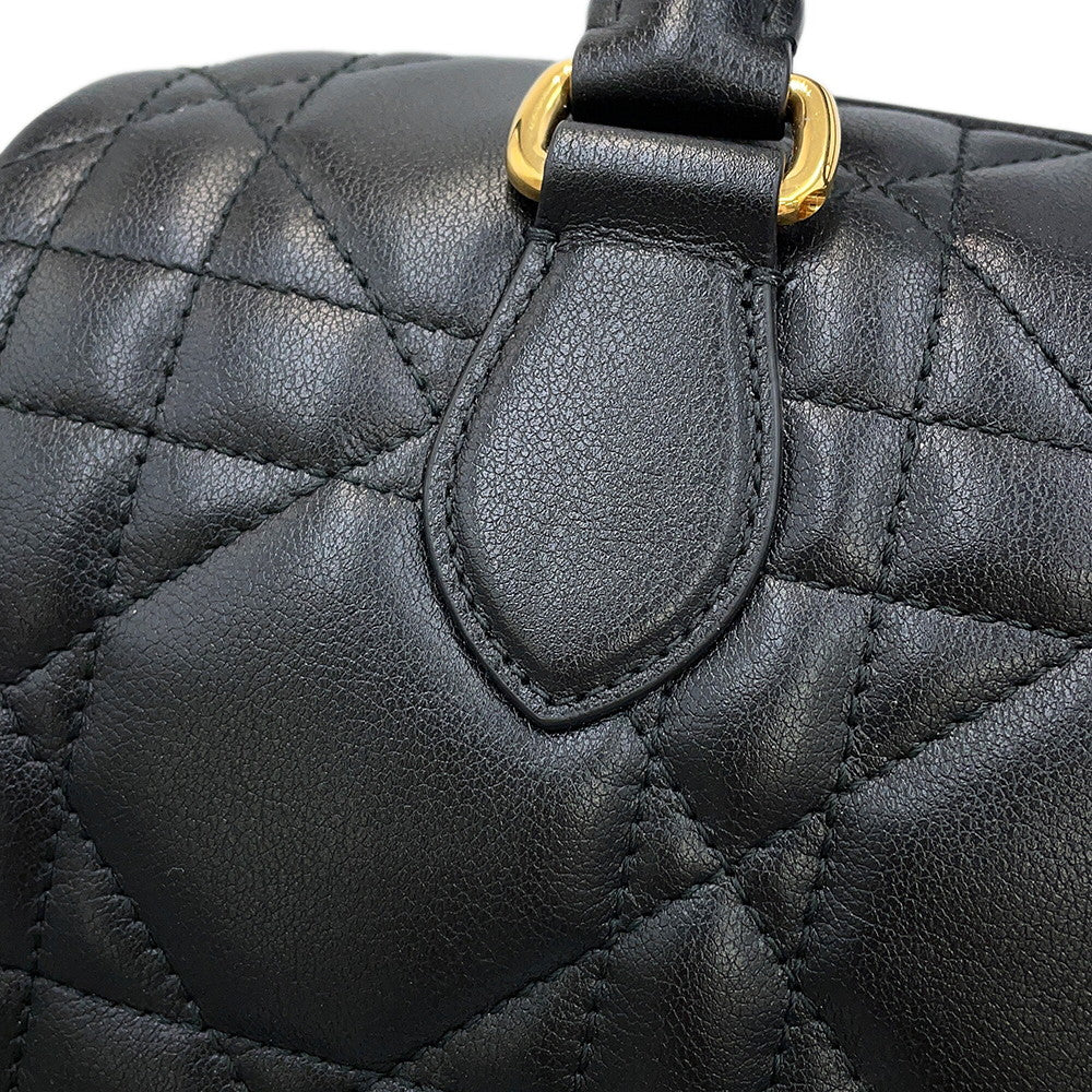 Dior Groove 25 Macrocannage BlackM1365UBOL_M900 Calf Leather Size Medium