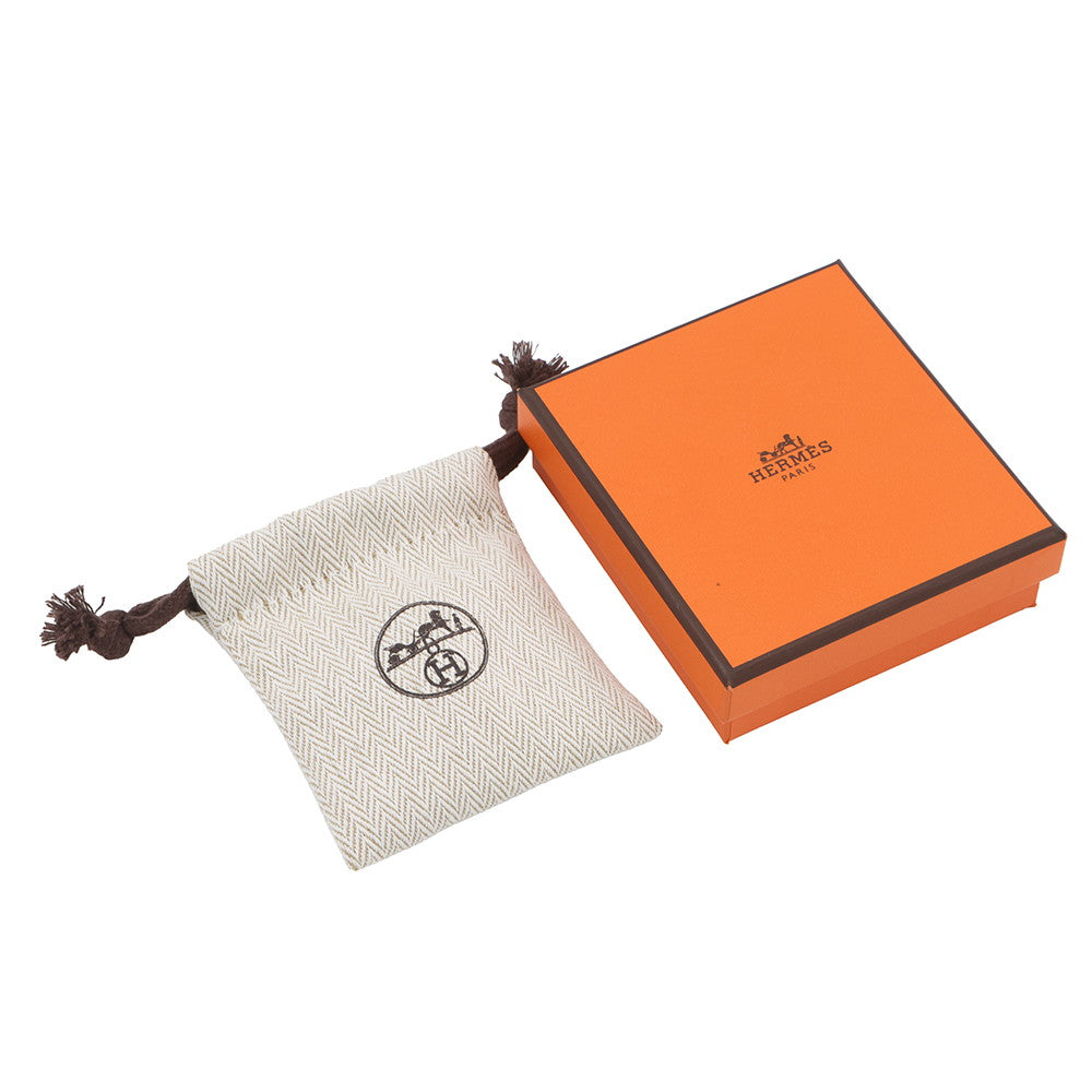 HERMES Pop Ash Earrings Size Mini Pink Metal Lacquer