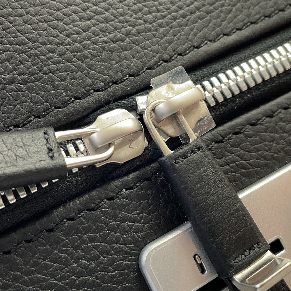 HERMES RMS Rolling Mobility Suitcase Black Taurillon Clemence