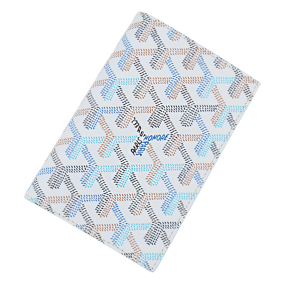 GOYARD Grenelle Passport Case 2026 Limited Edition Color Polar BlueGRENELPMLTY71CL23X PVC Leather