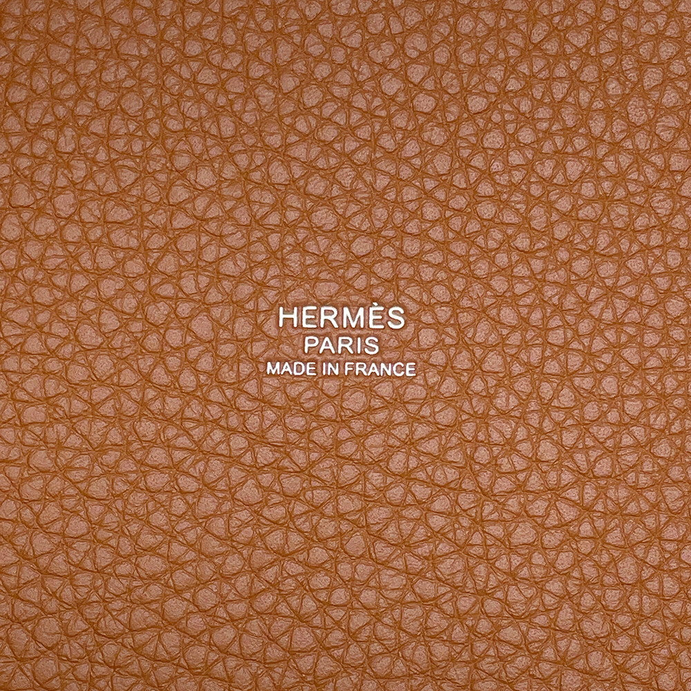 HERMES Picotin Lock Gold Taurillon Clemence Size PM