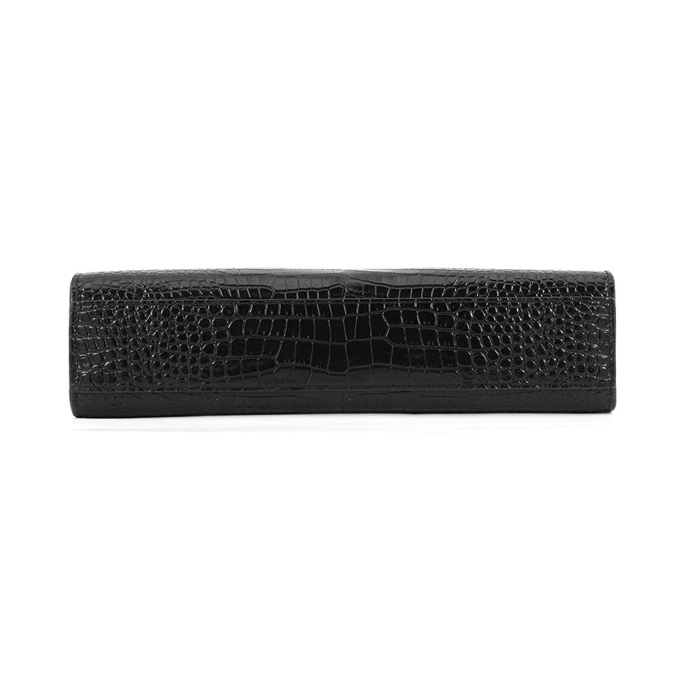 SAINT LAURENT PARIS Manhattan Shoulder Bag Black579271DND0J1000 Croco embossed leather