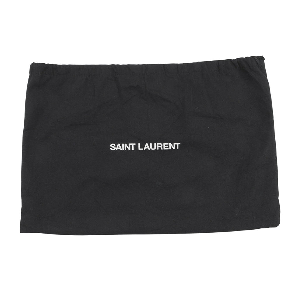 SAINT LAURENT PARIS Manhattan Shoulder Bag Black579271DND0J1000 Croco embossed leather