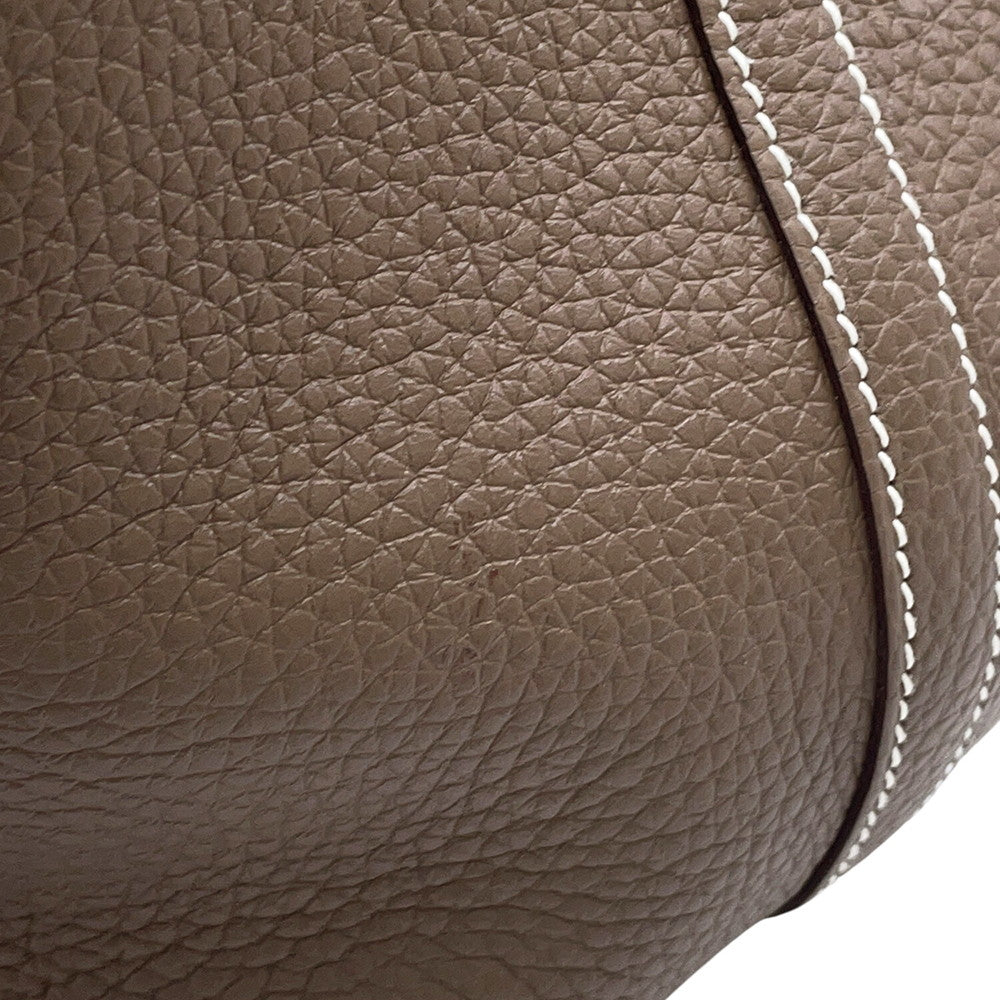 HERMES Picotin Lock Etoupe Taurillon Clemence Size MM