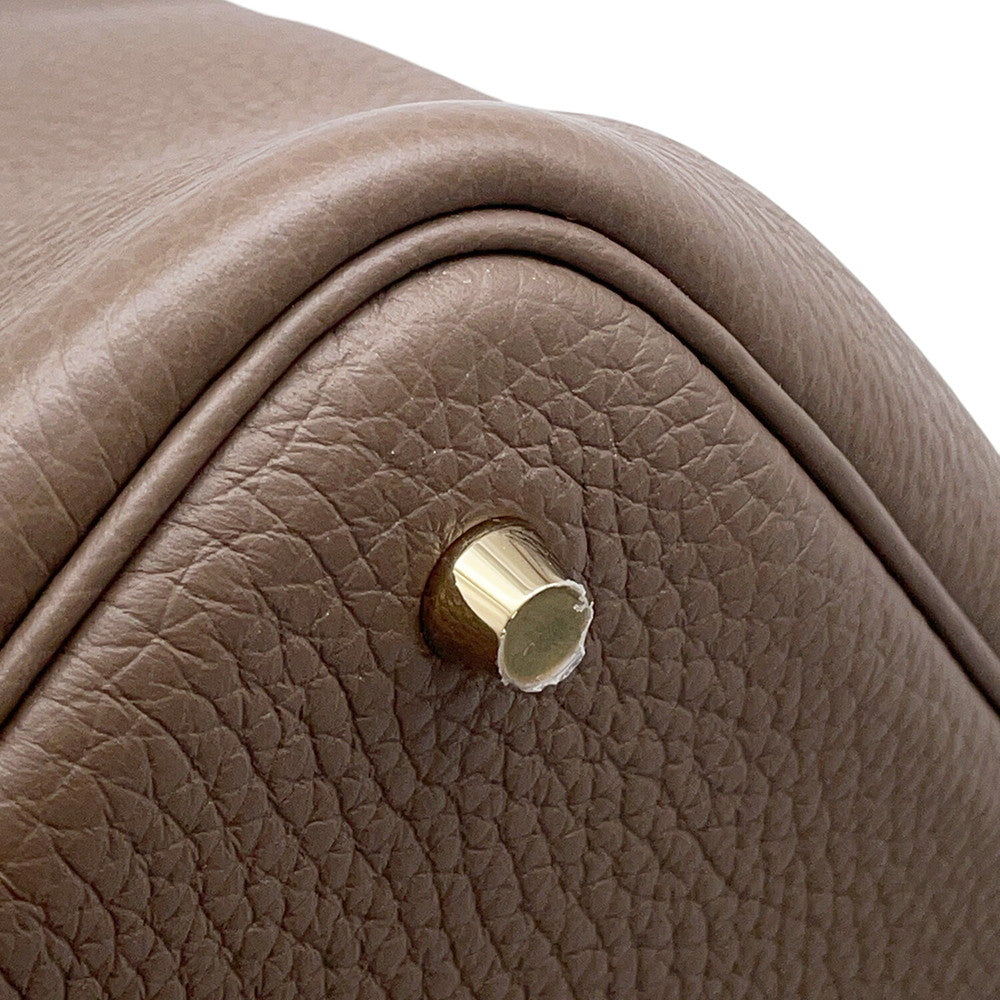 HERMES Picotin Lock Etoupe Taurillon Clemence Size MM