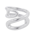 HERMES Chaine d'Ancre Twist Punk Ring Size PM/48/#8 SV925