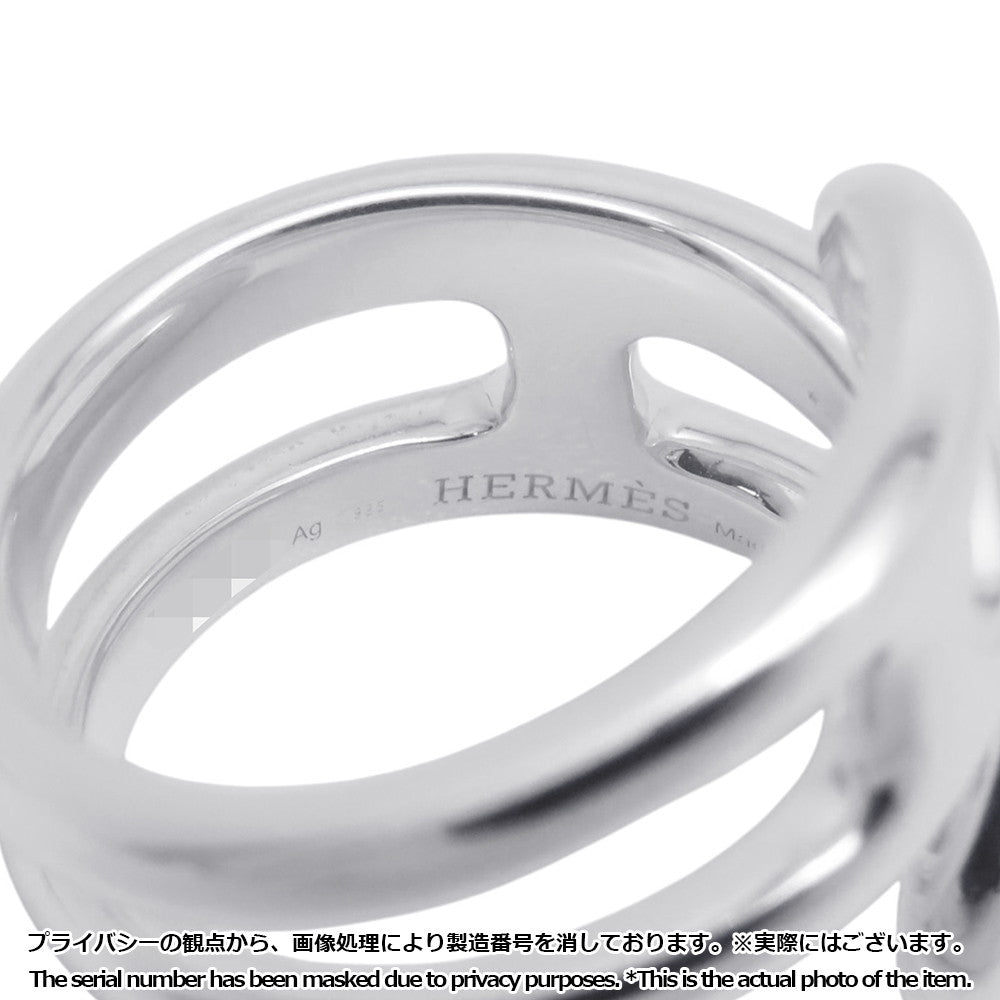 HERMES Chaine d'Ancre Twist Punk Ring Size PM/48/#8 SV925