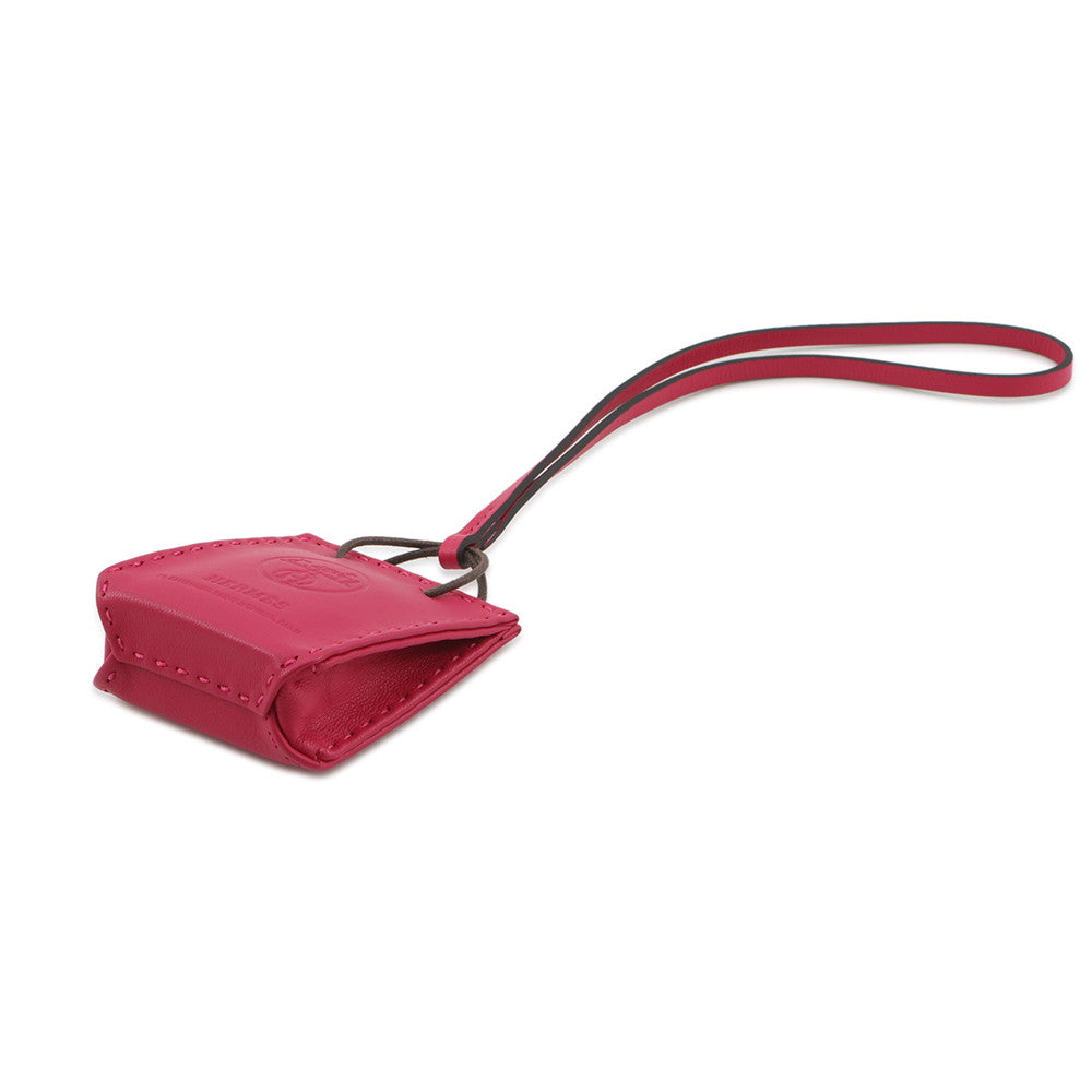 HERMES Sac Orange Rose mexico Lambskin