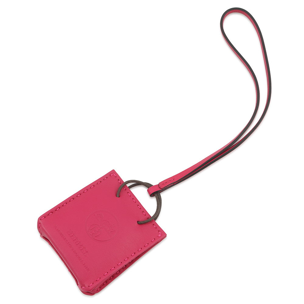 HERMES Sac Orange Rose mexico Lambskin