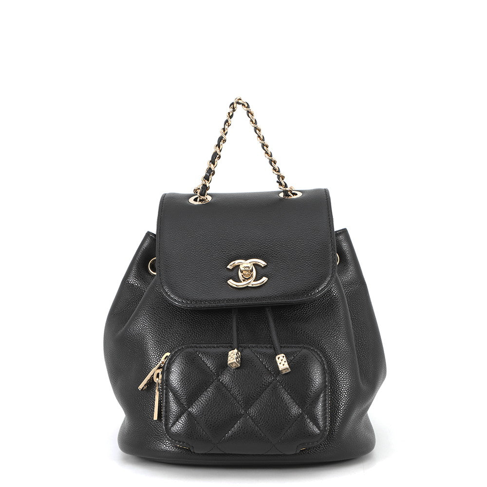 CHANEL Matelasse ChainBackpack BlackAS3530 Caviar Leather