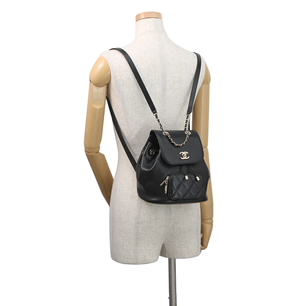 CHANEL Matelasse ChainBackpack BlackAS3530 Caviar Leather