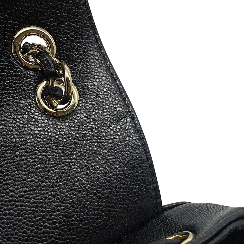 CHANEL Matelasse ChainBackpack BlackAS3530 Caviar Leather