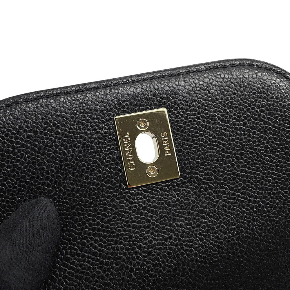 CHANEL Matelasse ChainBackpack BlackAS3530 Caviar Leather