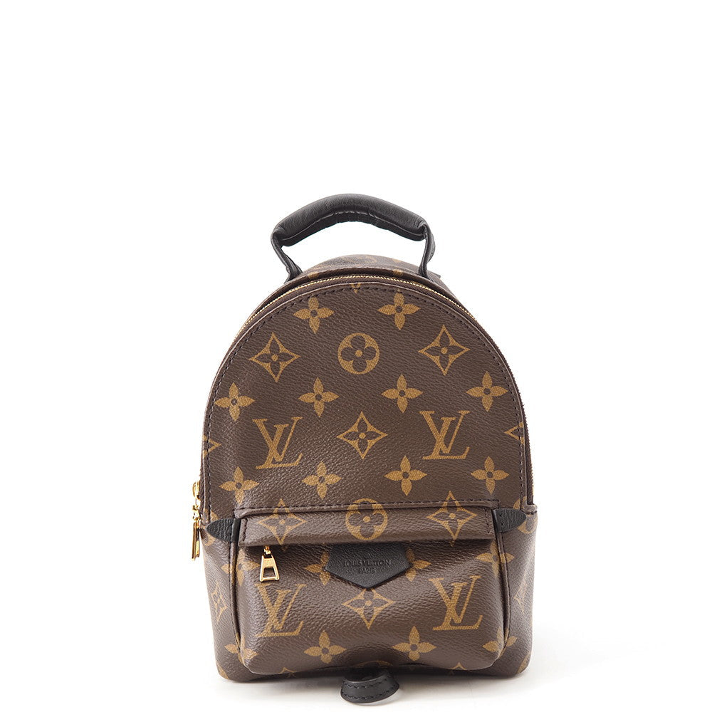 LOUIS VUITTON Palm Springs Backpack (New Model) NoirM44873 Monogram Size MINI