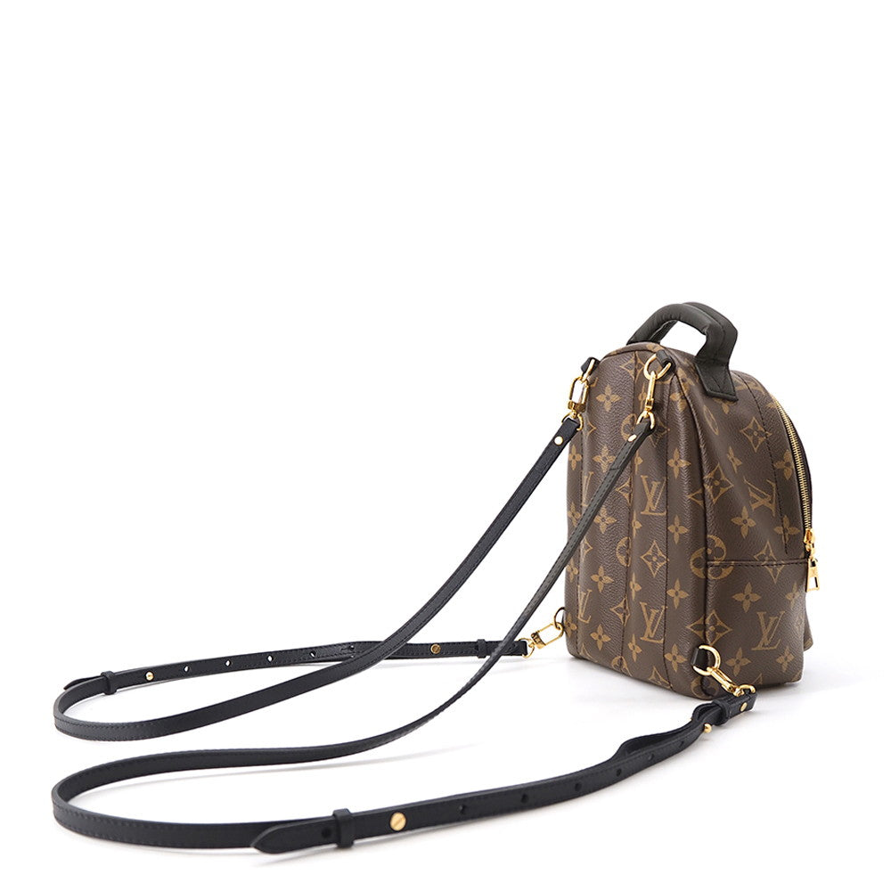 LOUIS VUITTON Palm Springs Backpack (New Model) NoirM44873 Monogram Size MINI