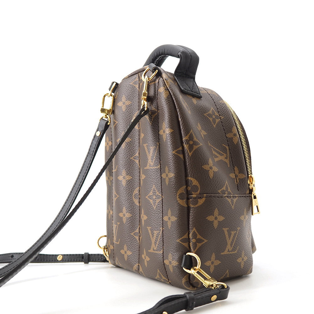 LOUIS VUITTON Palm Springs Backpack (New Model) NoirM44873 Monogram Size MINI