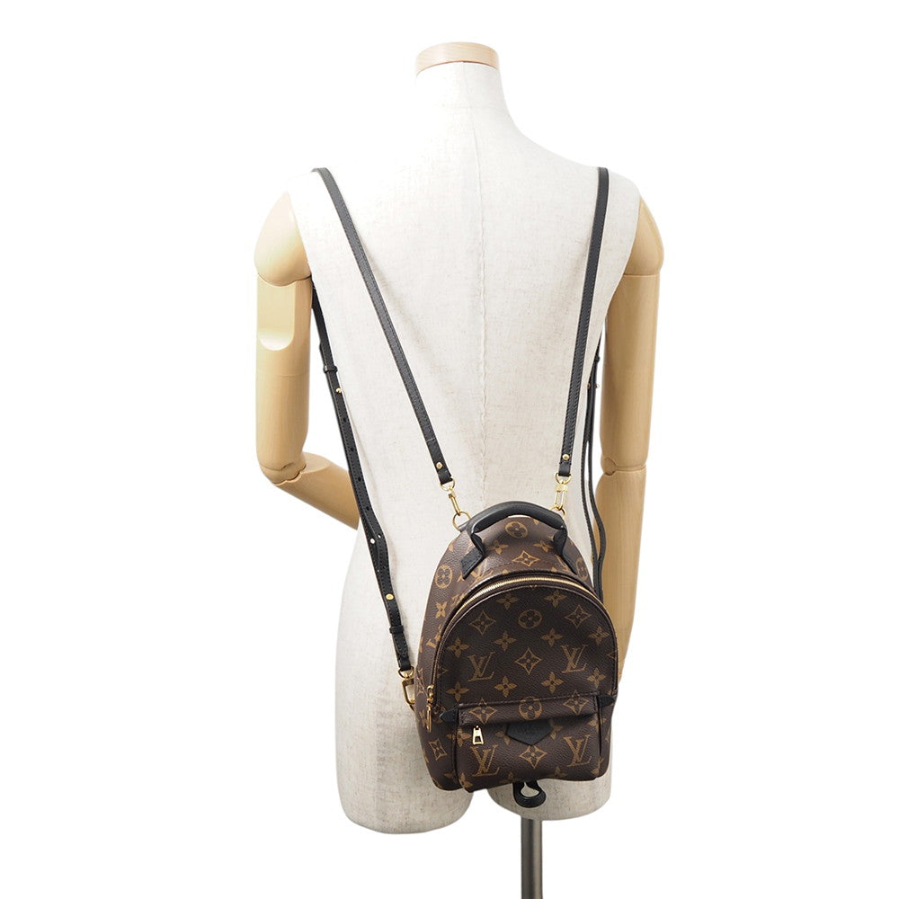 LOUIS VUITTON Palm Springs Backpack (New Model) NoirM44873 Monogram Size MINI