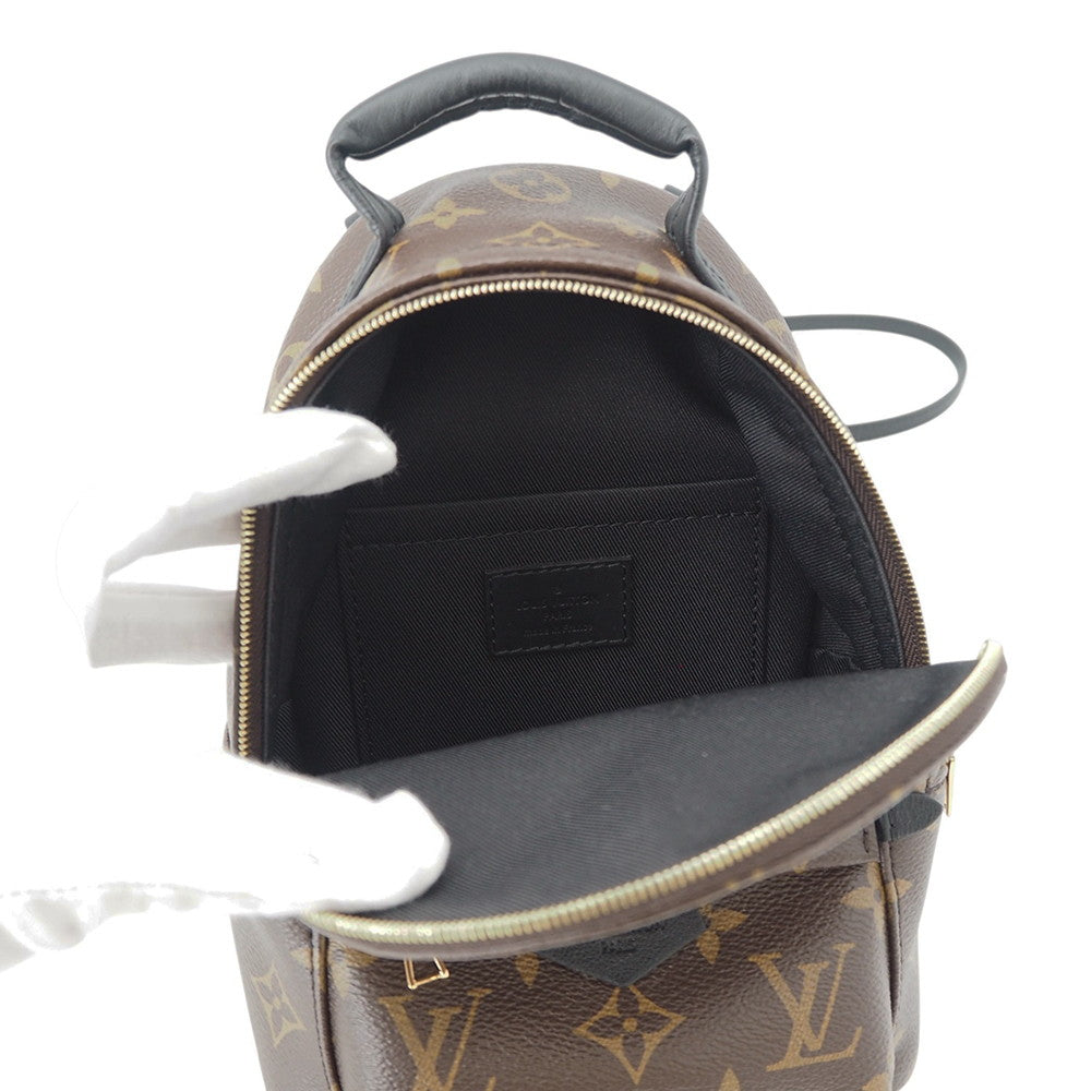 LOUIS VUITTON Palm Springs Backpack (New Model) NoirM44873 Monogram Size MINI