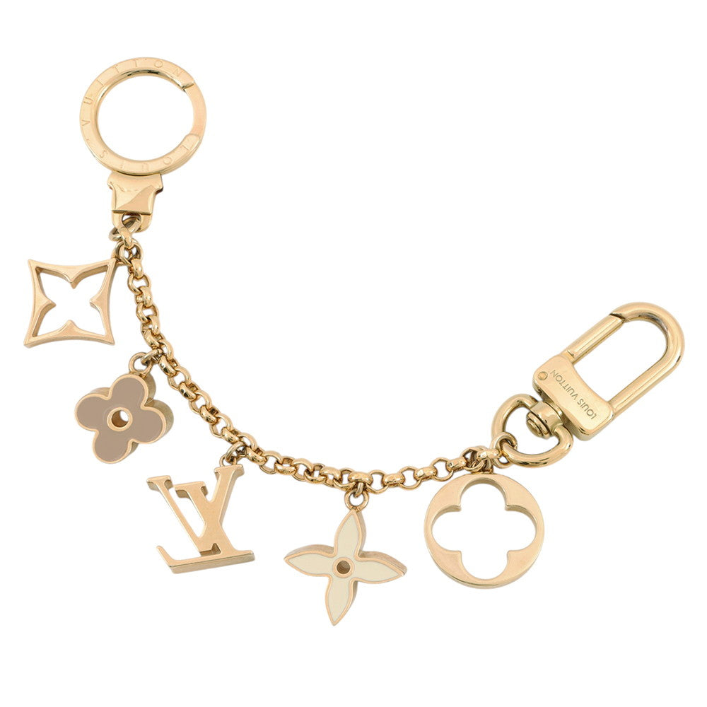 LOUIS VUITTON Bag Bag Charm / Chain Fleur de Monogram GoldM65111 Metal