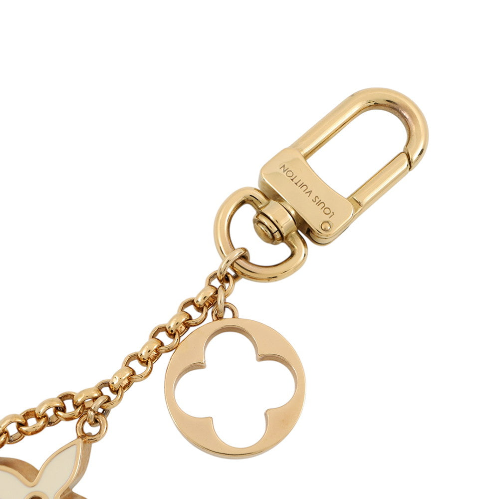 LOUIS VUITTON Bag Bag Charm / Chain Fleur de Monogram GoldM65111 Metal