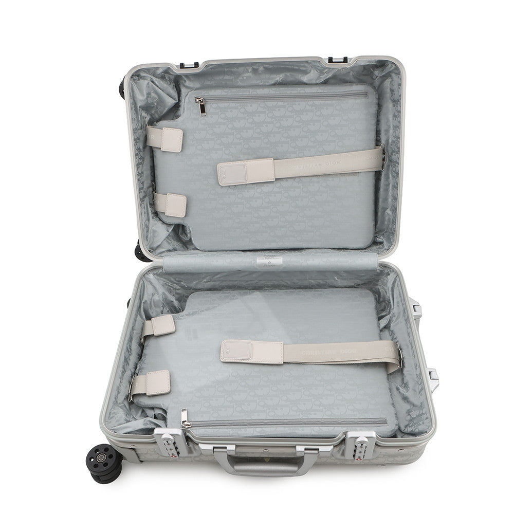 Dior Diorx Rimowa Oblique Carry-on Suitcase Silver1DRTR002YWZ_H31E Aluminium