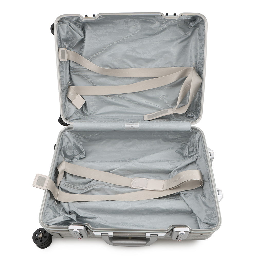 Dior Diorx Rimowa Oblique Carry-on Suitcase Silver1DRTR002YWZ_H31E Aluminium