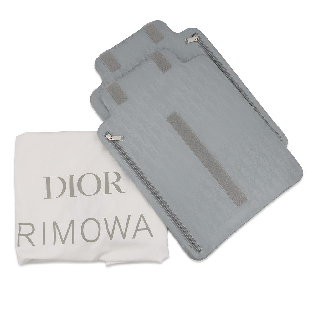 Dior Diorx Rimowa Oblique Carry-on Suitcase Silver1DRTR002YWZ_H31E Aluminium