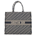 Dior Book tote EcruWhite/BlueM1286ZRIW_M828 Canvas Size Large