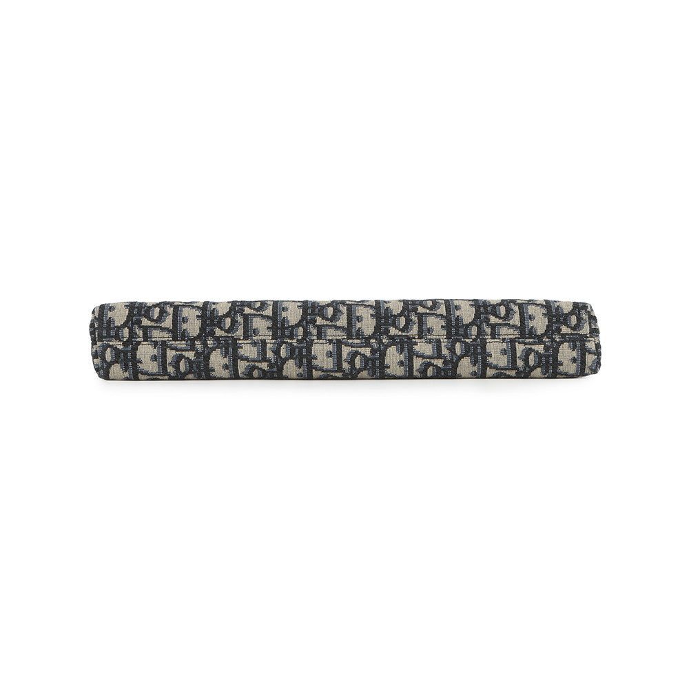 Dior Oblique A4 Zip Pouch Clutch Bag Beige/Black2ESCA421YKY_H27E Canvas