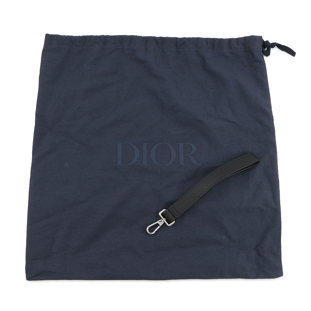 Dior Oblique A4 Zip Pouch Clutch Bag Beige/Black2ESCA421YKY_H27E Canvas