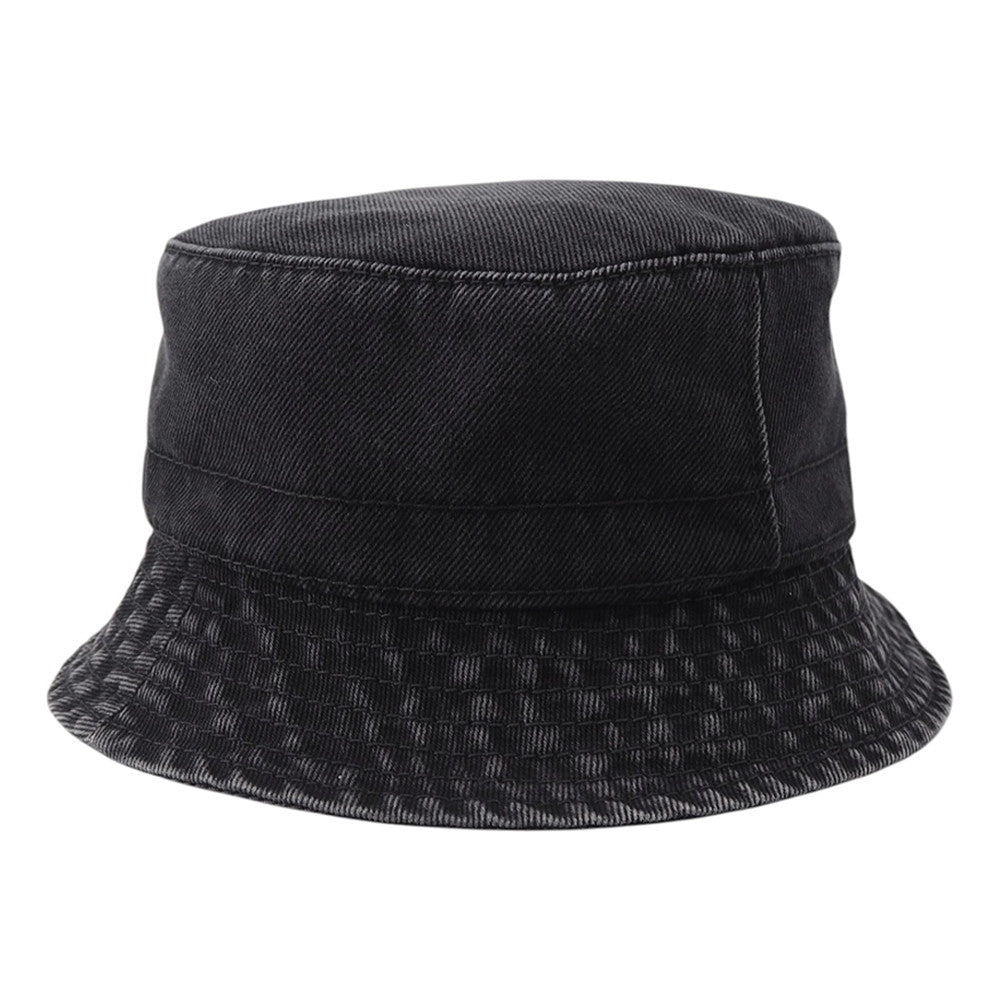 CHANEL CC Logo Bucket Hat Size M BlackAAB065 Cotton100%