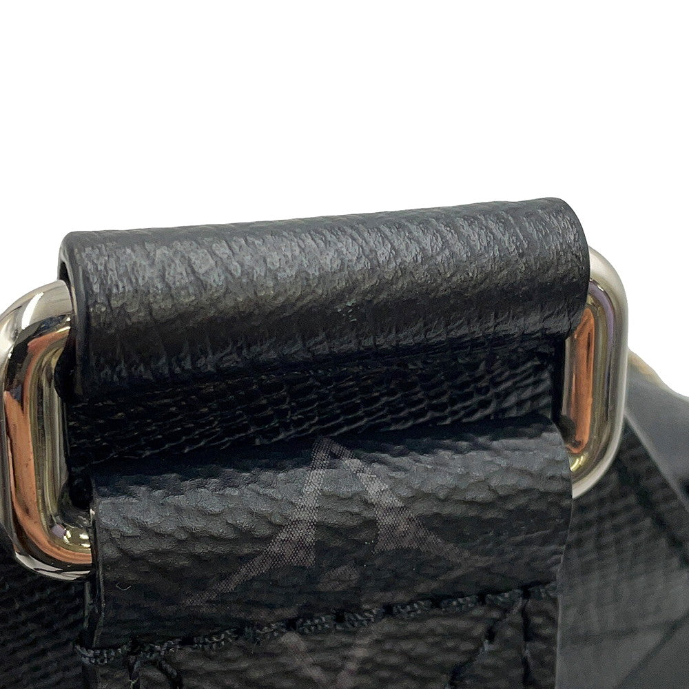 LOUIS VUITTON outdoor sling bag NoirM30741 Monogram Eclipse Taiga Leather