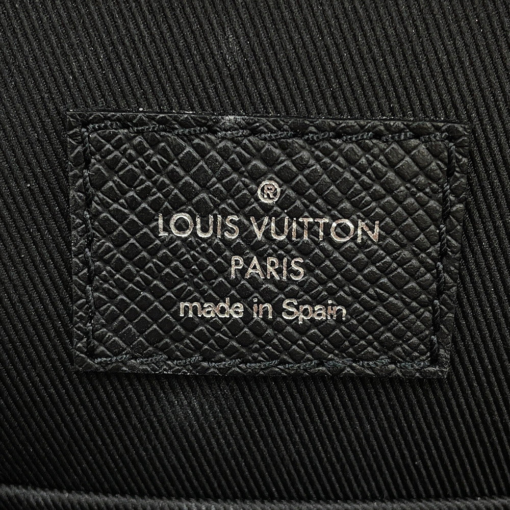 LOUIS VUITTON outdoor sling bag NoirM30741 Monogram Eclipse Taiga Leather