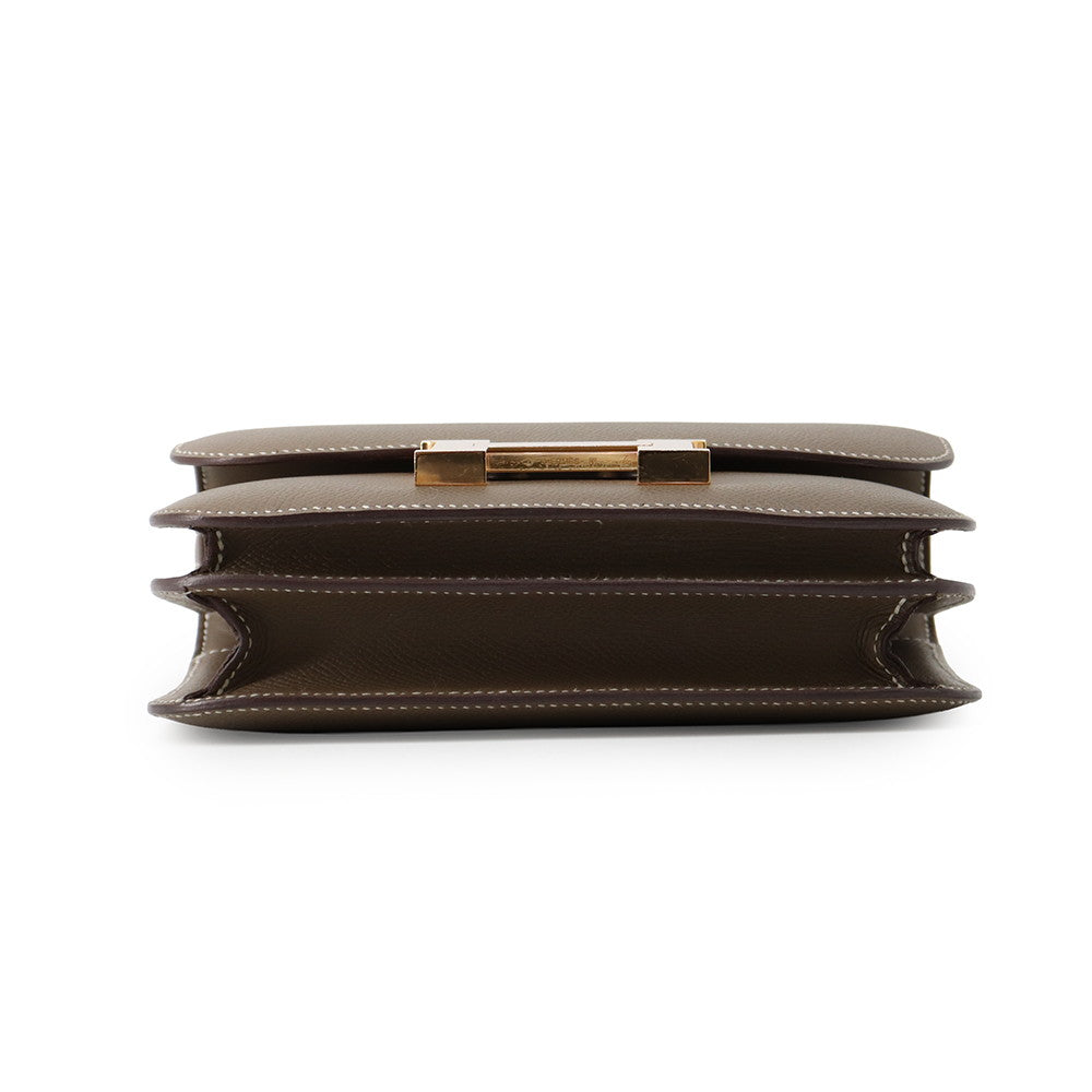 HERMES Constance3 Miroir Etoupe Epsom Size Mini