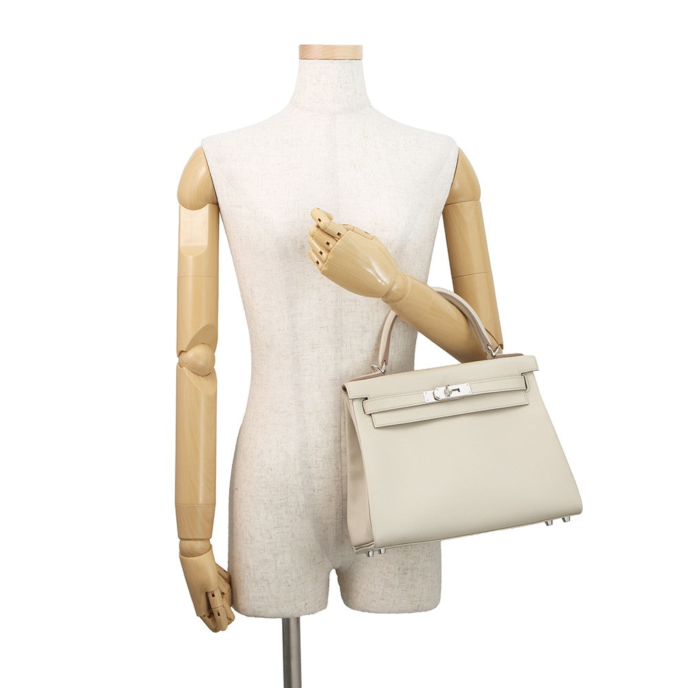 HERMES Kelly Retourne Beton Evercolor Size 28