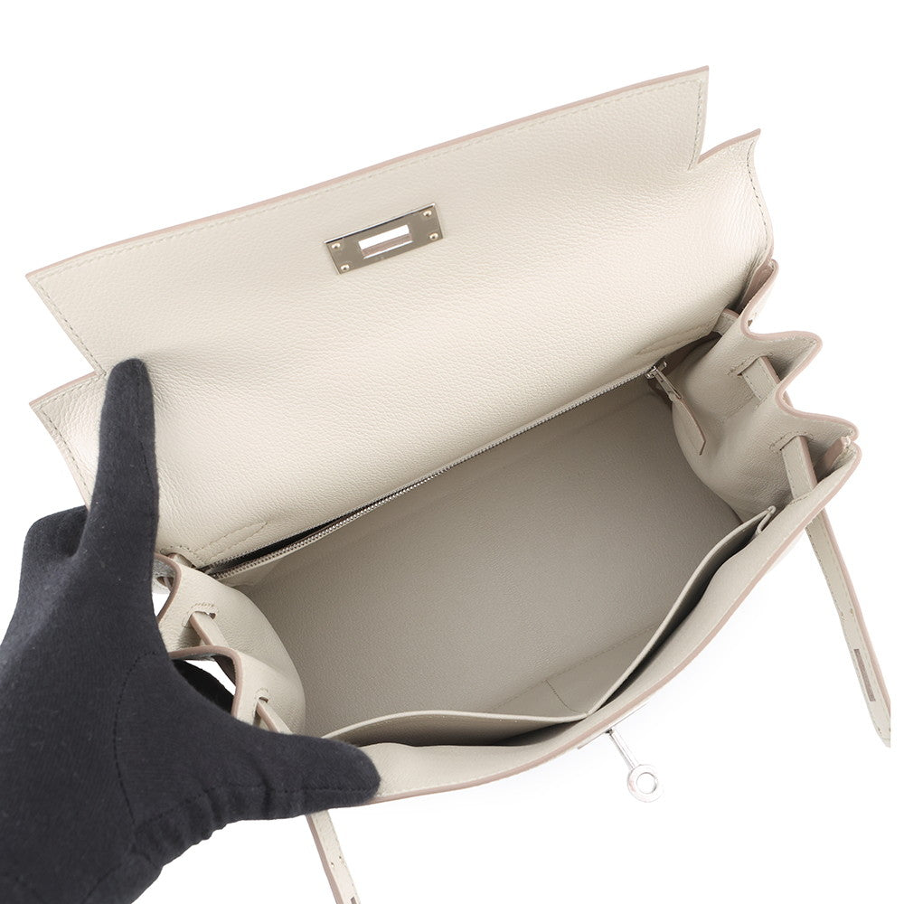 HERMES Kelly Retourne Beton Evercolor Size 28
