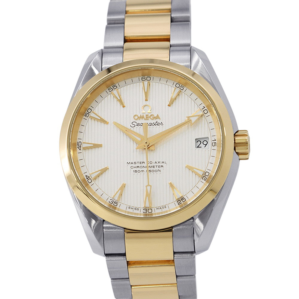 OMEGA SeamasterAqua Terra W38.5mm Stainless Steel K18YG Silver Dial231.20.39.21.02.002
