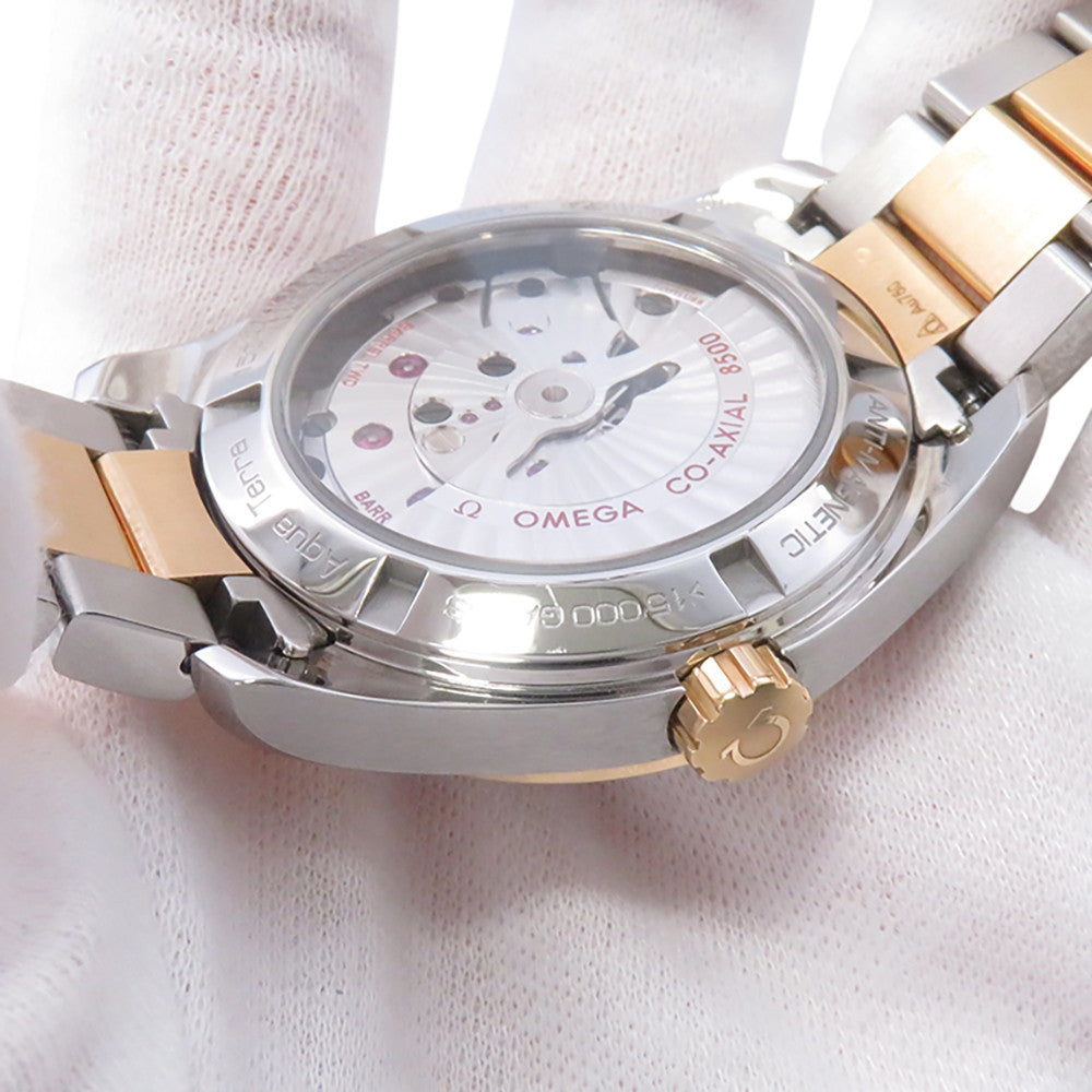 OMEGA SeamasterAqua Terra W38.5mm Stainless Steel K18YG Silver Dial231.20.39.21.02.002