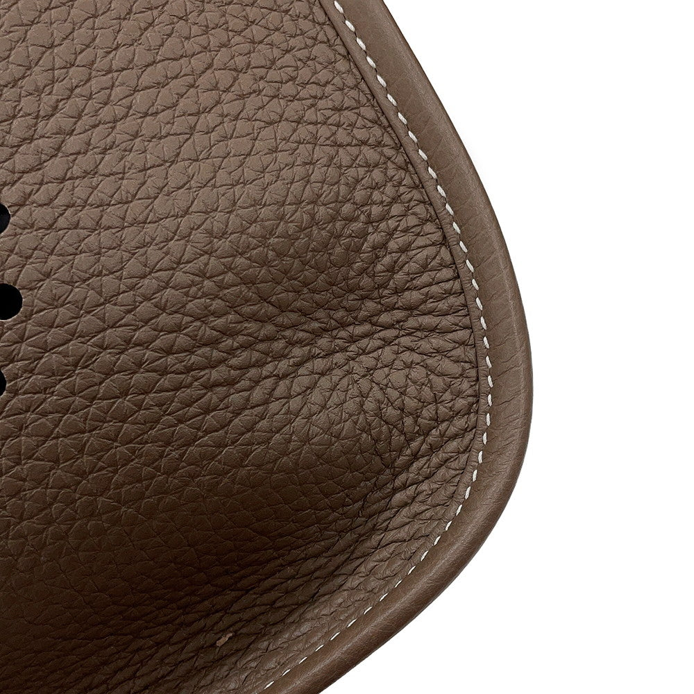HERMES Evelyne3 Etoupe Taurillon Clemence Size PM