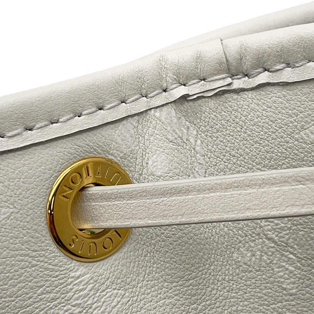 LOUIS VUITTON Petit Noe WhiteM11297 Leather Monogram