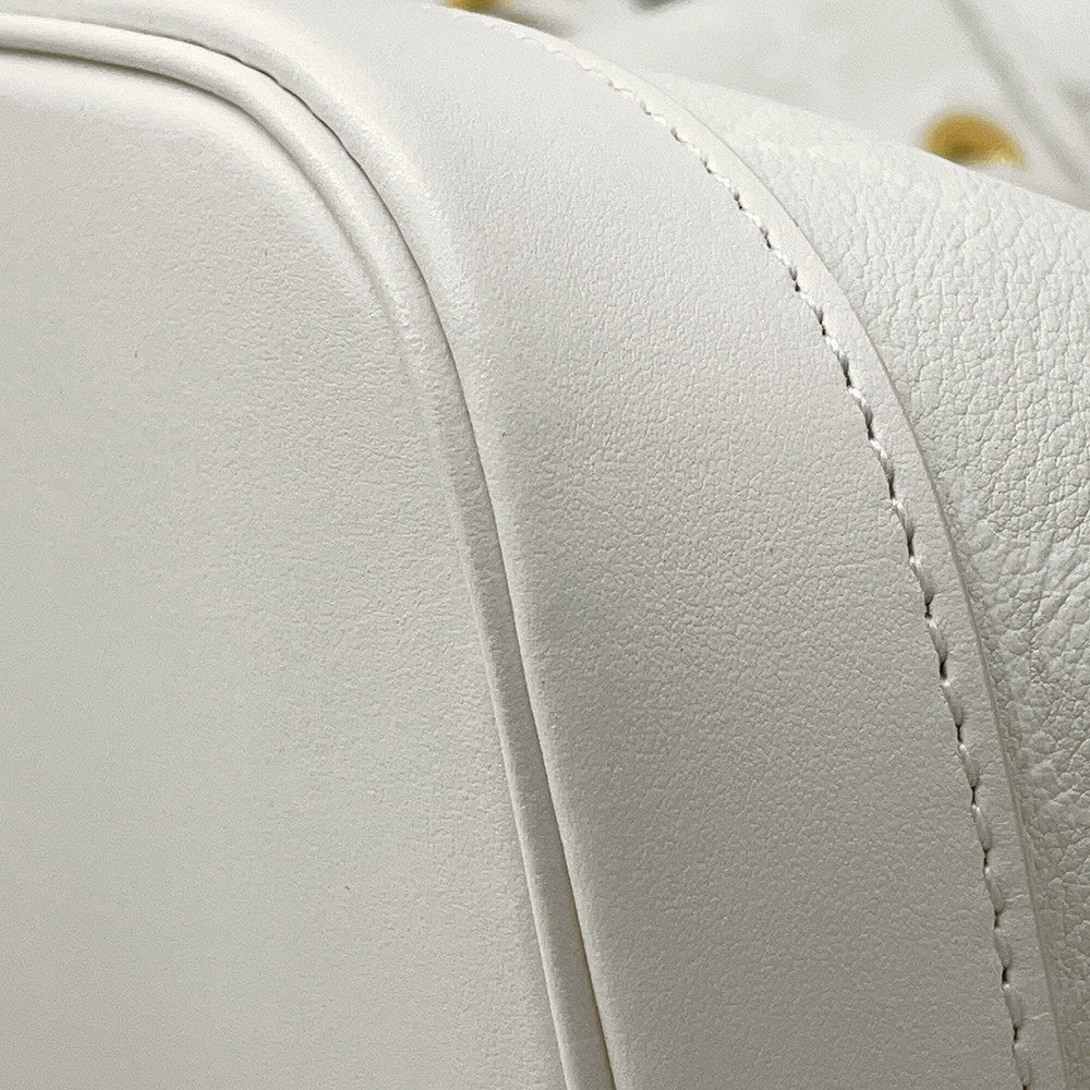 LOUIS VUITTON Petit Noe WhiteM11297 Leather Monogram