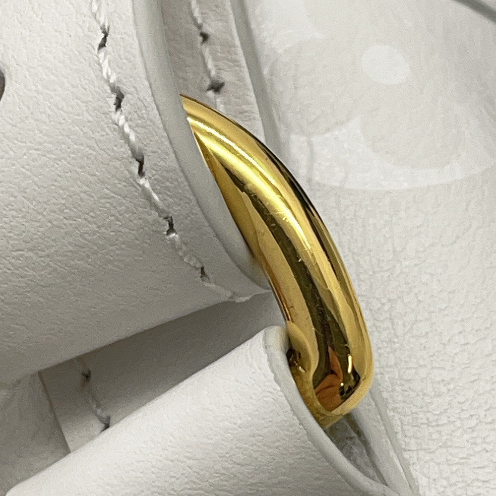 LOUIS VUITTON Petit Noe WhiteM11297 Leather Monogram