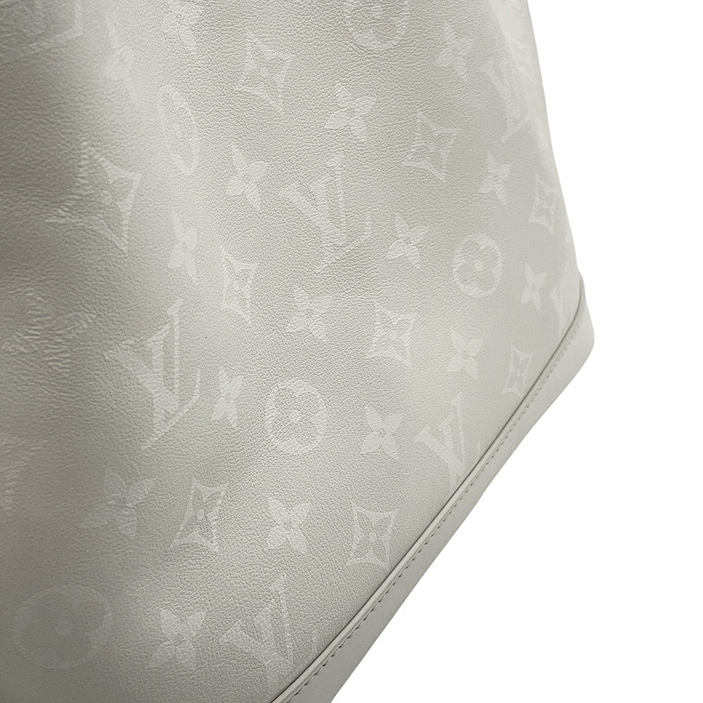 LOUIS VUITTON Petit Noe WhiteM11297 Leather Monogram