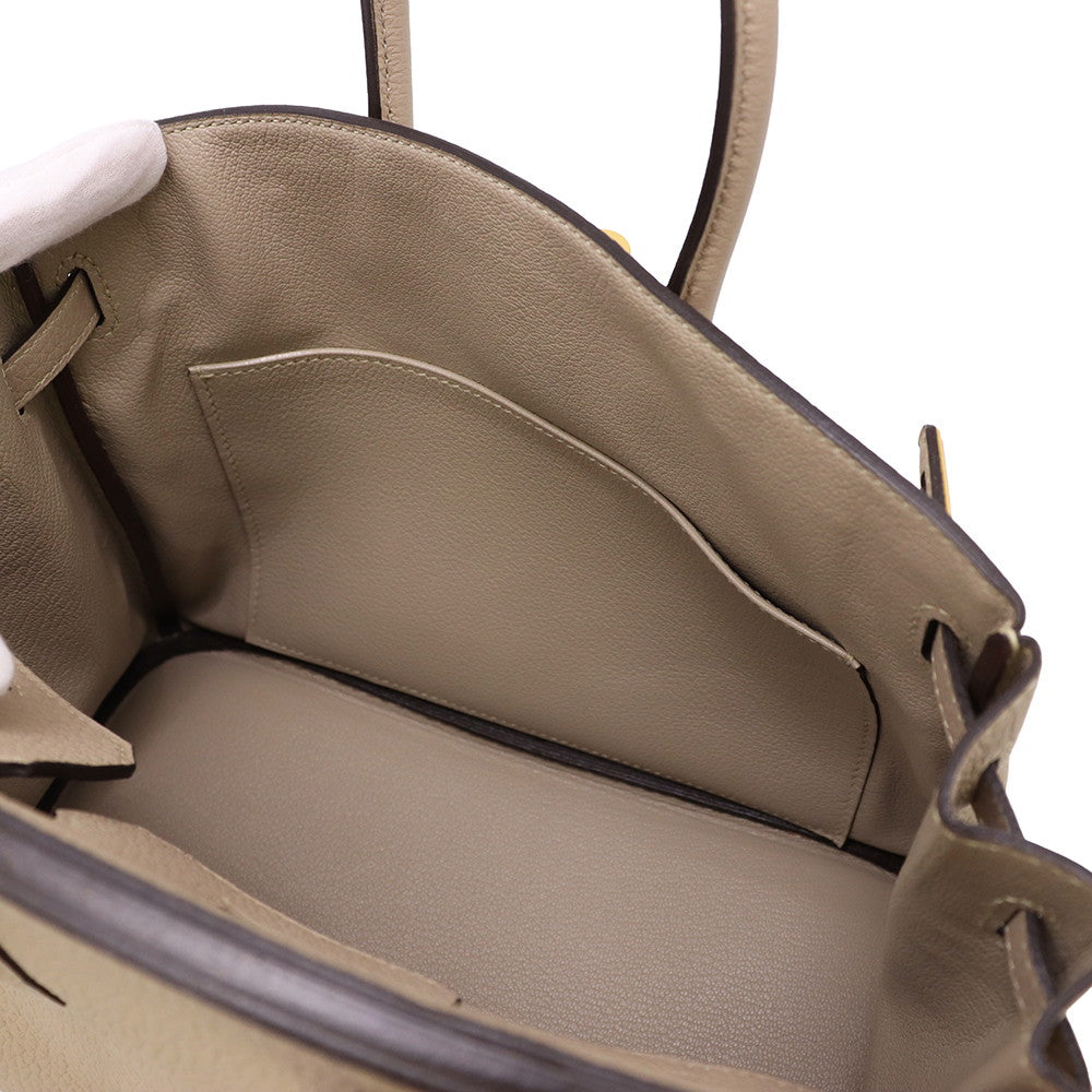 HERMES Birkin Gris Tourterelle Togo Leather Size 25