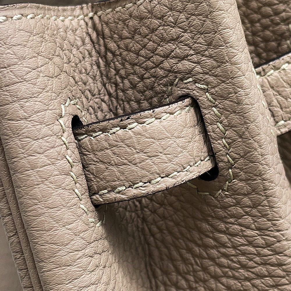 HERMES Birkin Gris Tourterelle Togo Leather Size 25
