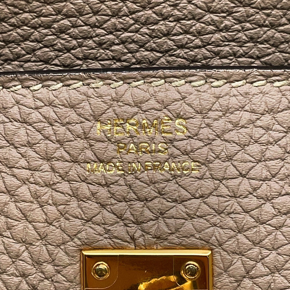 HERMES Birkin Gris Tourterelle Togo Leather Size 25