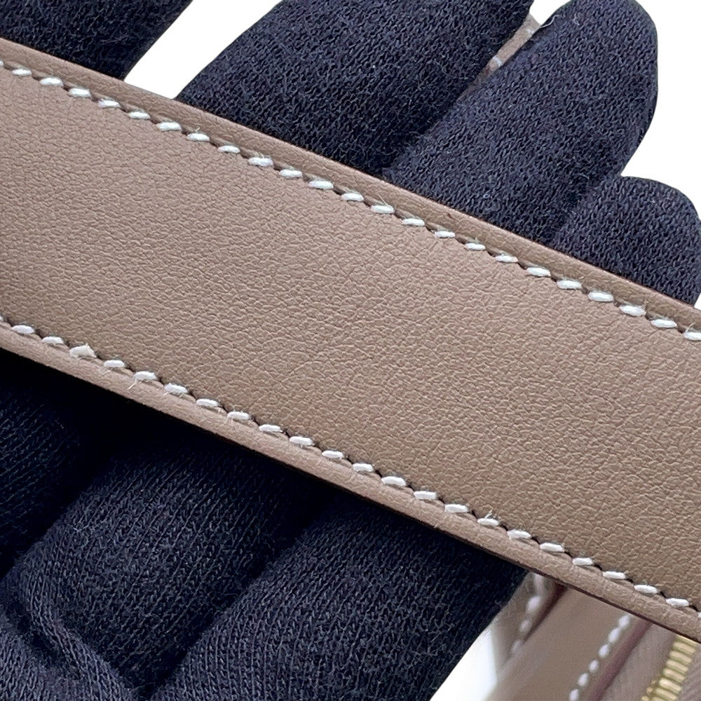 HERMES Lindy Etoupe Swift Leather Size Mini