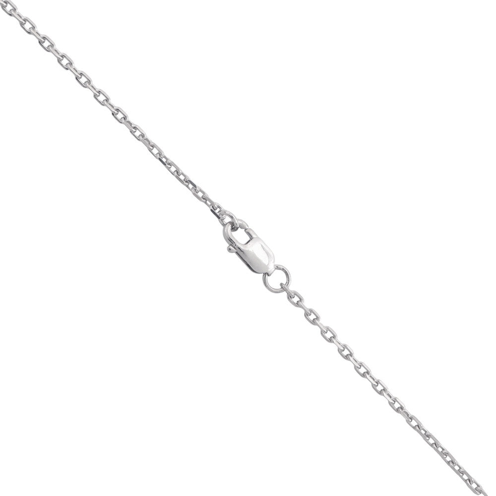 HERMES Pop Ash Necklace Size Mini White Gold Plated Lacquer